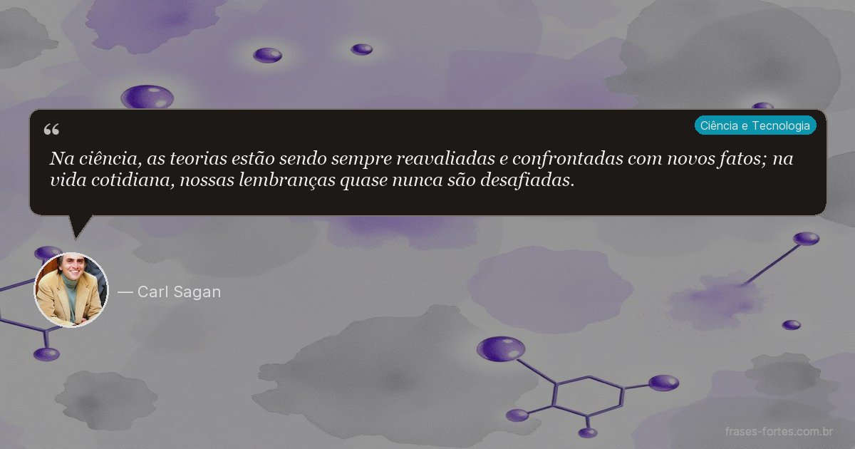 Frase de Carl Sagan