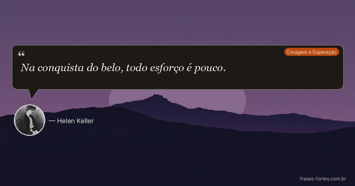 Frase de Helen Keller