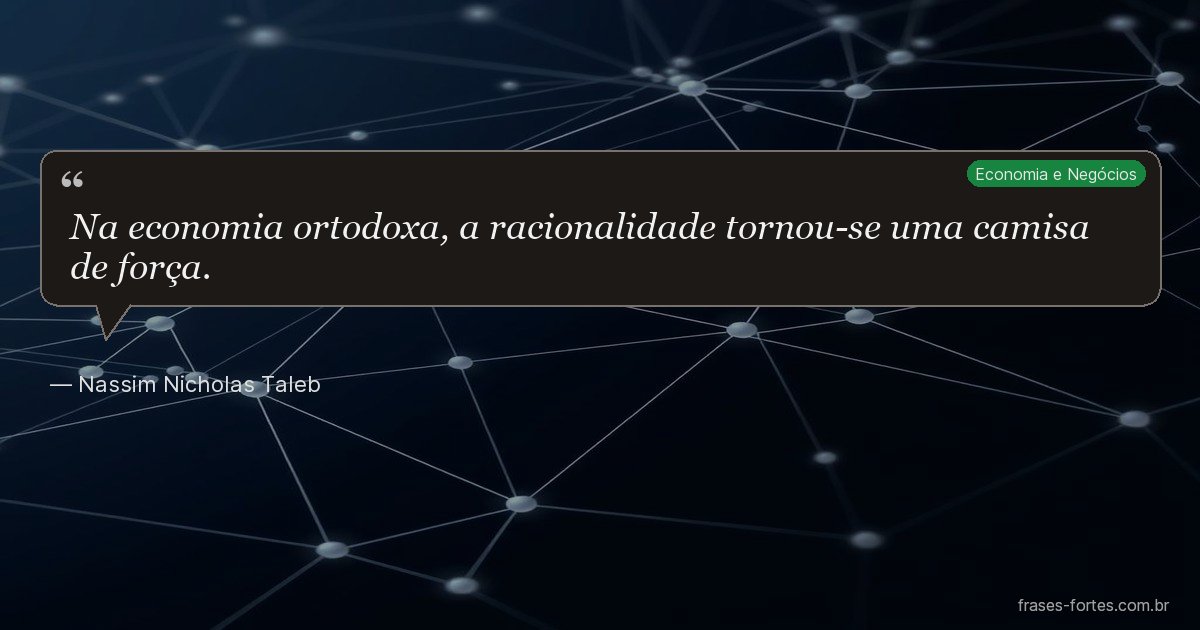 Frase de Nassim Nicholas Taleb
