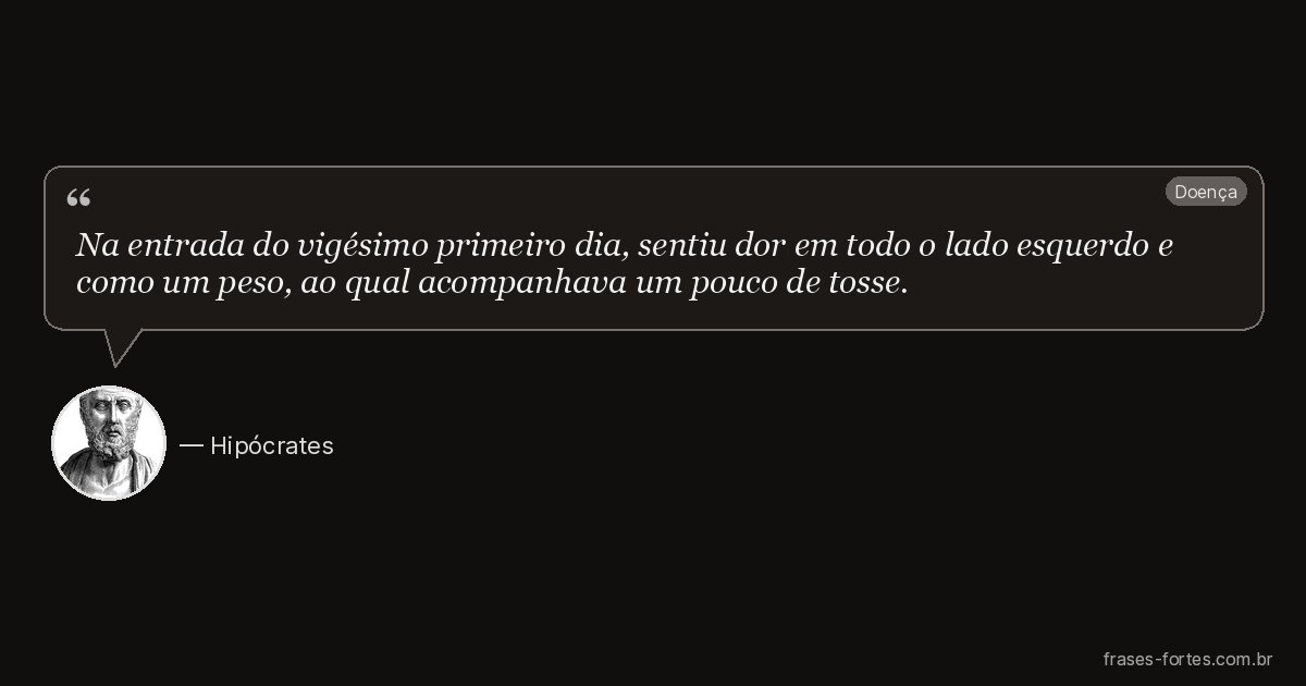 Frase de Hipócrates