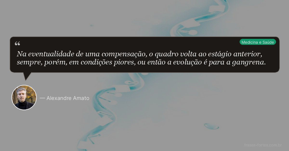 Frase de Alexandre Amato