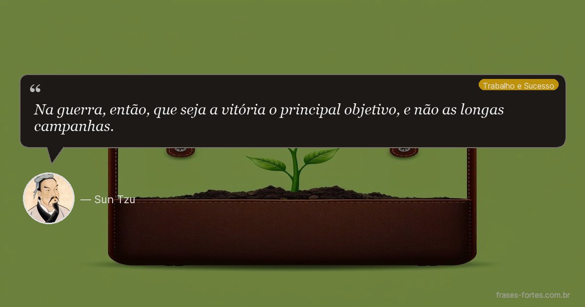 Frase de Sun Tzu