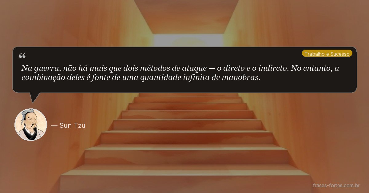 Frase de Sun Tzu