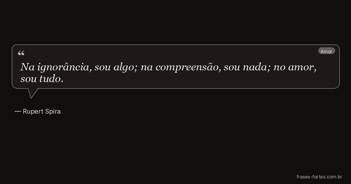 Frase de Rupert Spira