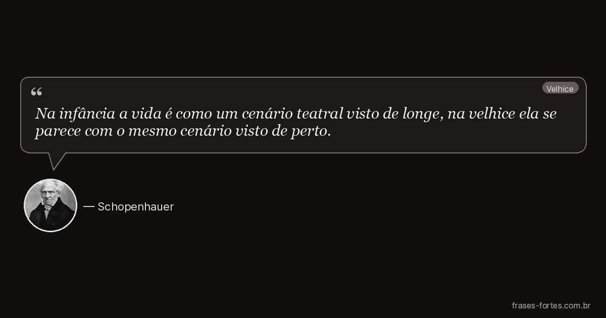 Frase de Schopenhauer