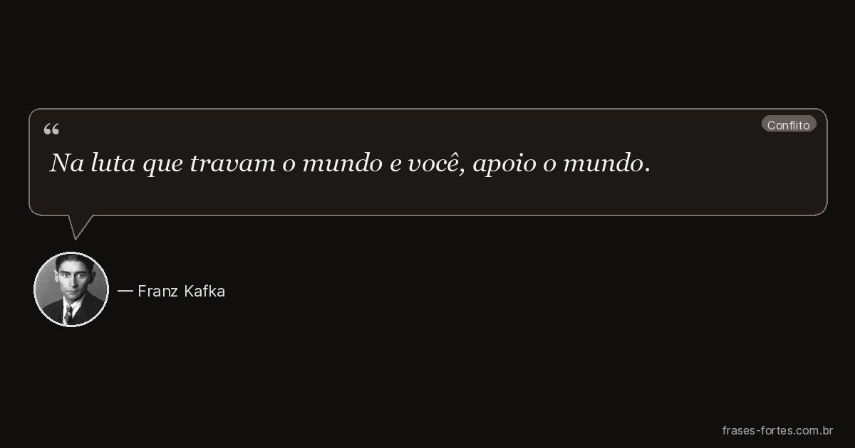 Frase de Franz Kafka