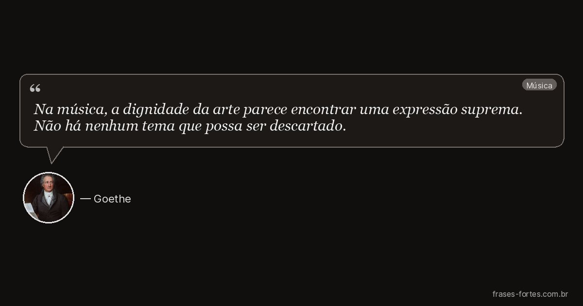 Frase de Goethe