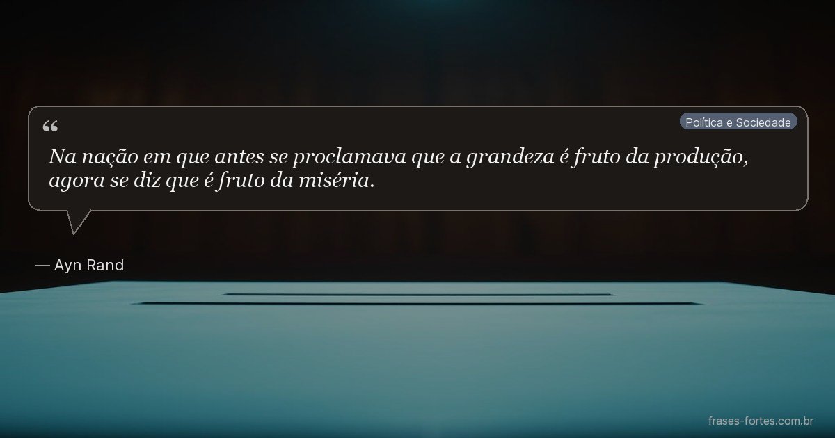 Frase de Ayn Rand
