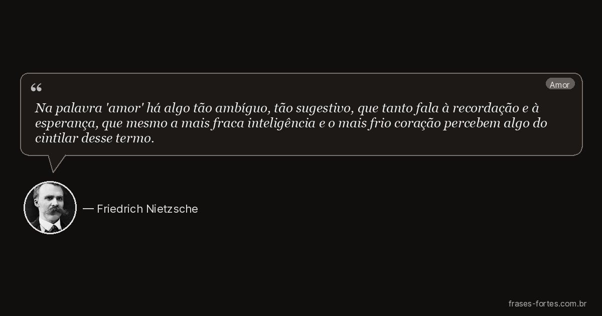Frase de Friedrich Nietzsche