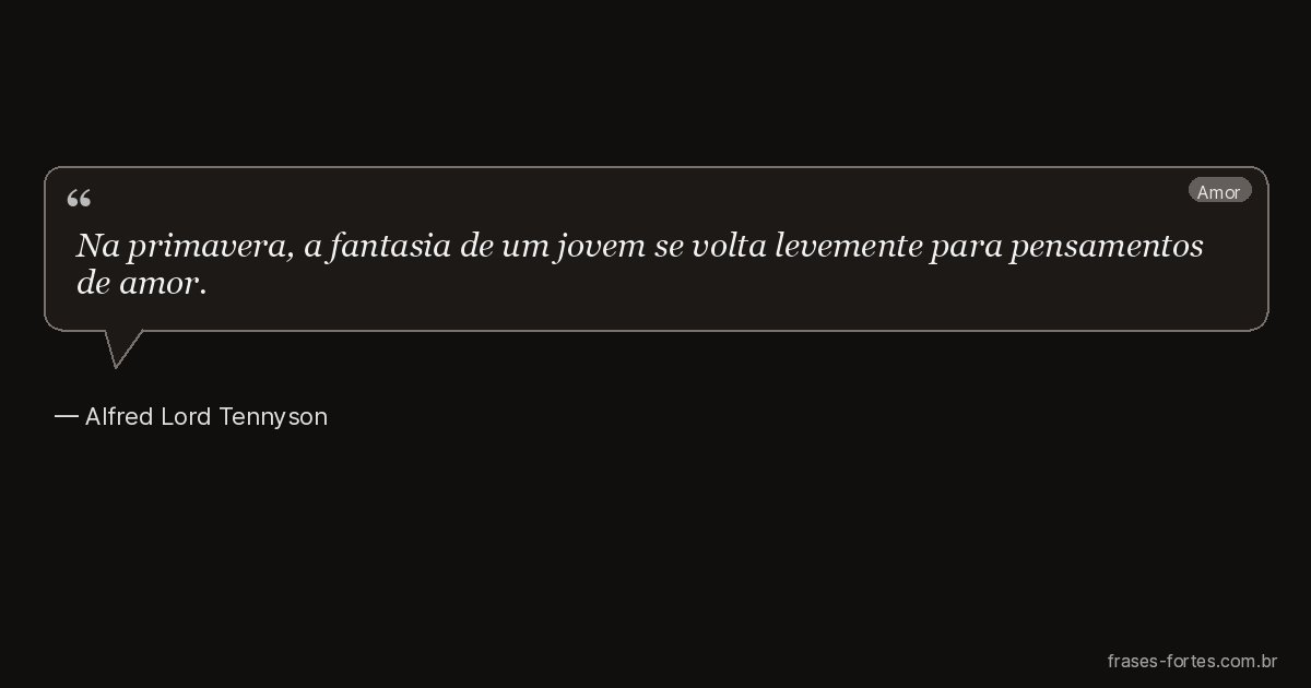 Frase de Alfred Lord Tennyson