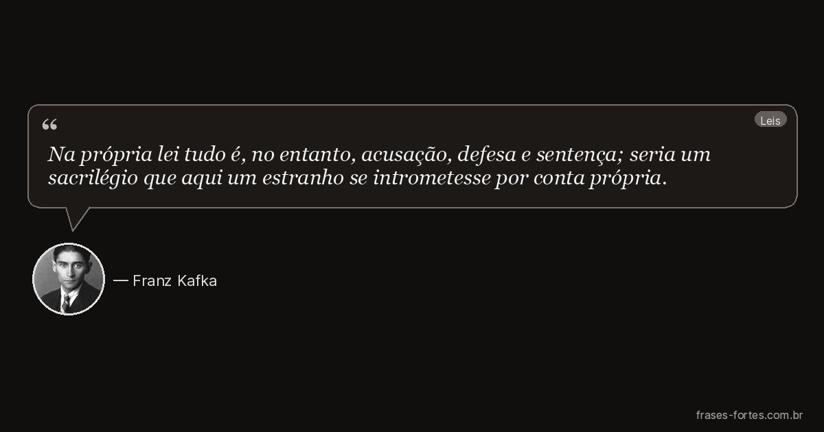 Frase de Franz Kafka