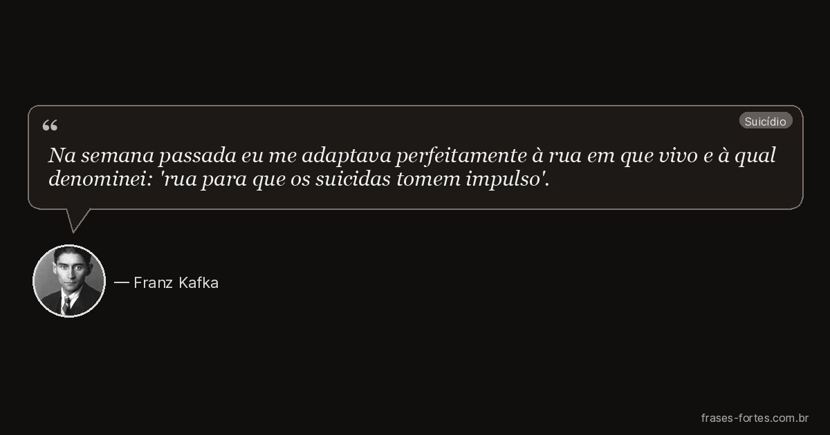 Frase de Franz Kafka