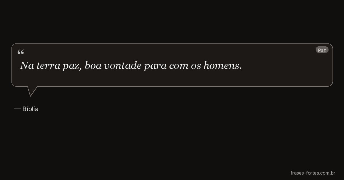 Frase de Bíblia