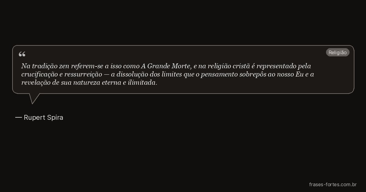 Frase de Rupert Spira
