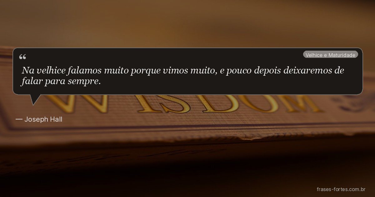 Frase de Joseph Hall