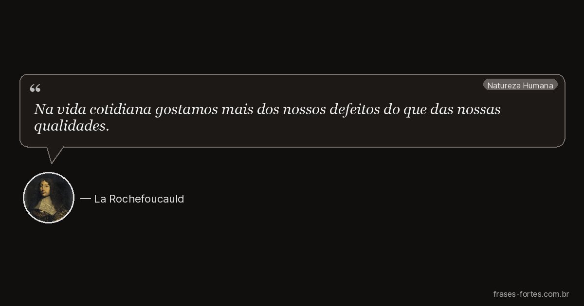 Frase de La Rochefoucauld