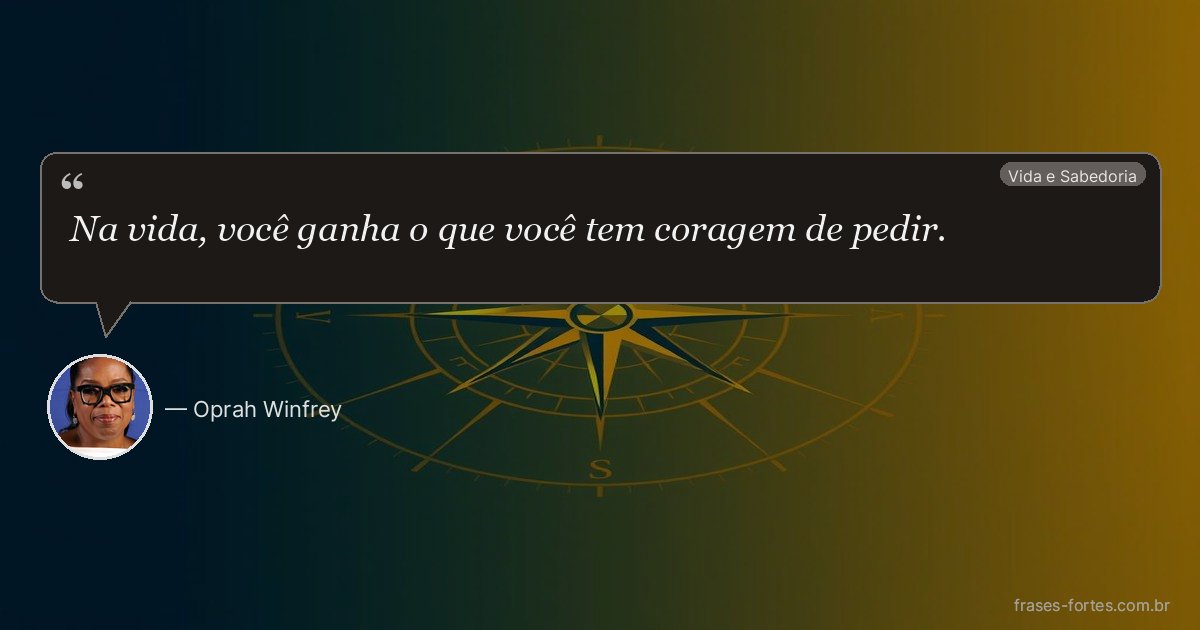 Frase de Oprah Winfrey