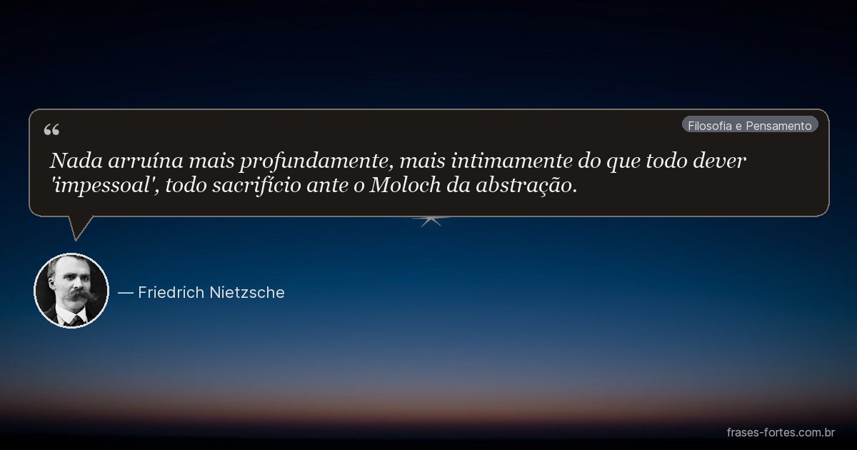 Frase de Friedrich Nietzsche