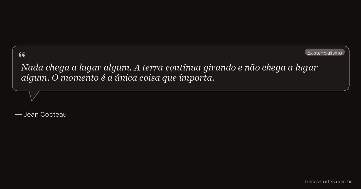 Frase de Jean Cocteau
