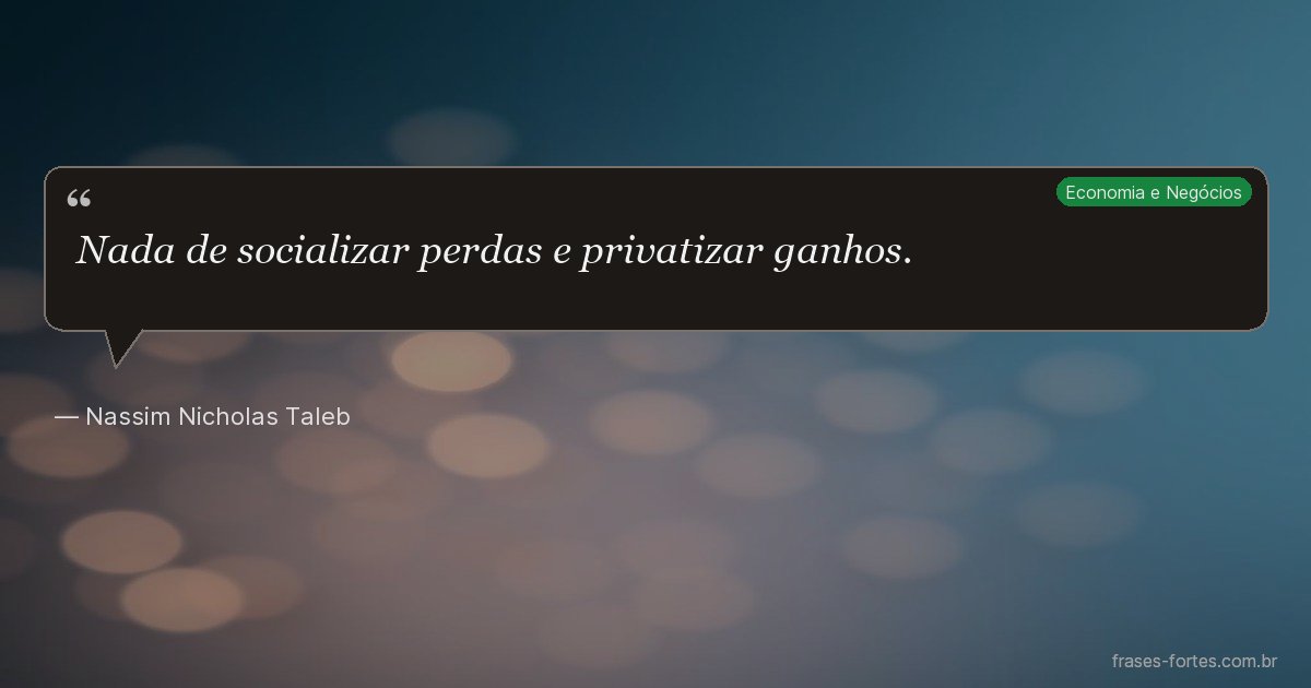 Frase de Nassim Nicholas Taleb