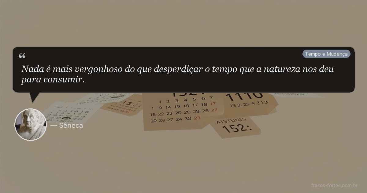 Frase de Sêneca