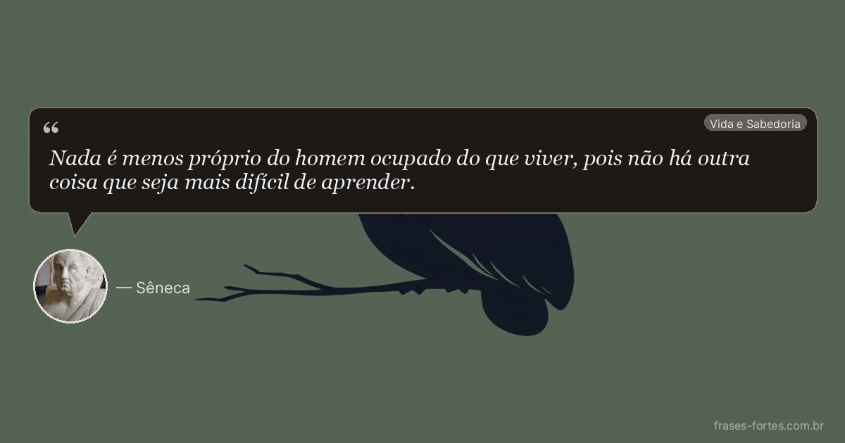 Frase de Sêneca