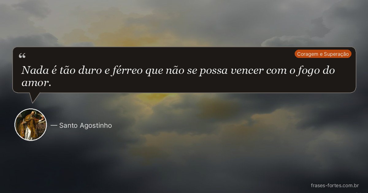 Frase de Santo Agostinho