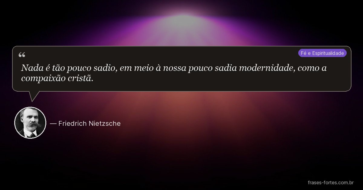 Frase de Friedrich Nietzsche