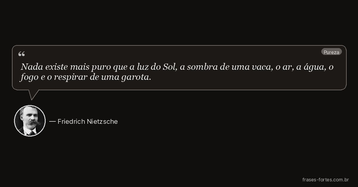 Frase de Friedrich Nietzsche