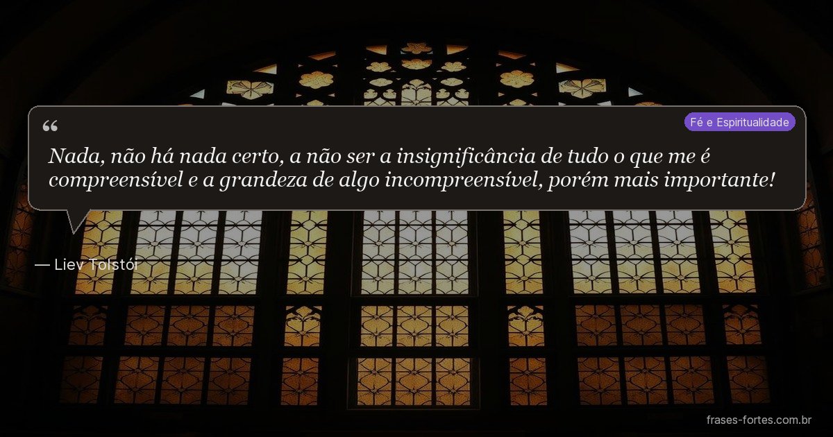 Frase de Liev Tolstói