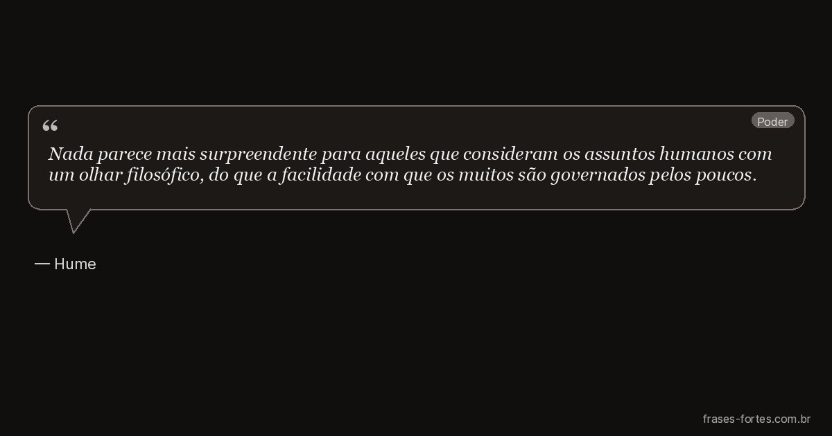 Frase de Hume