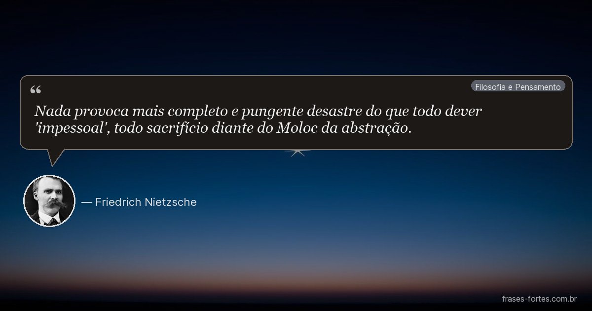 Frase de Friedrich Nietzsche