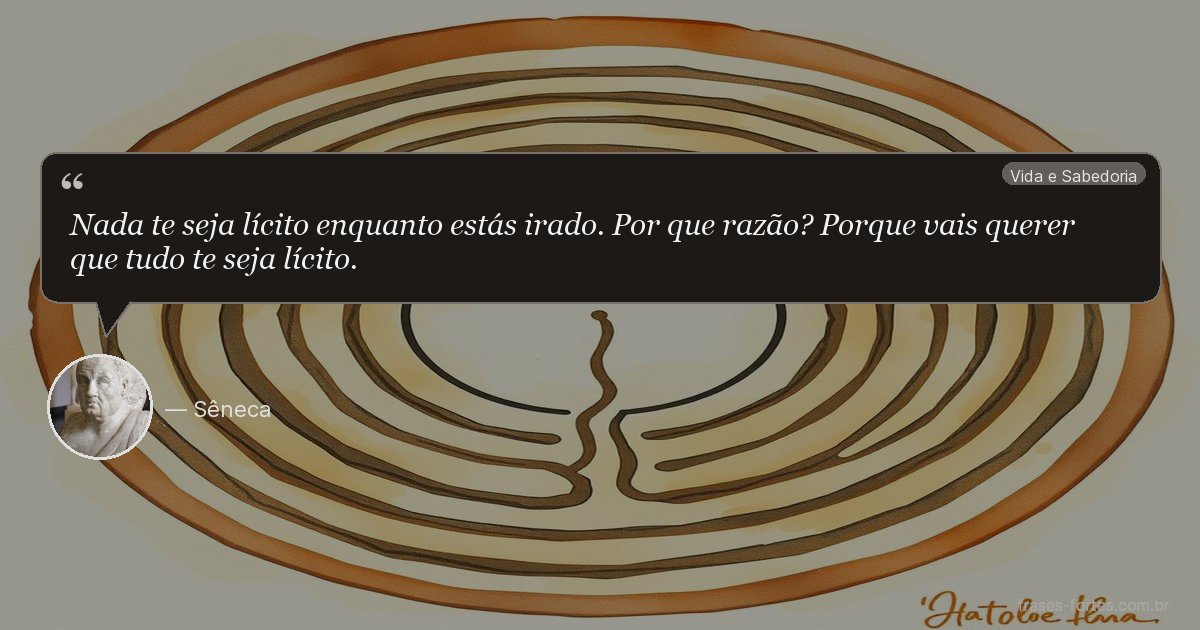 Frase de Sêneca