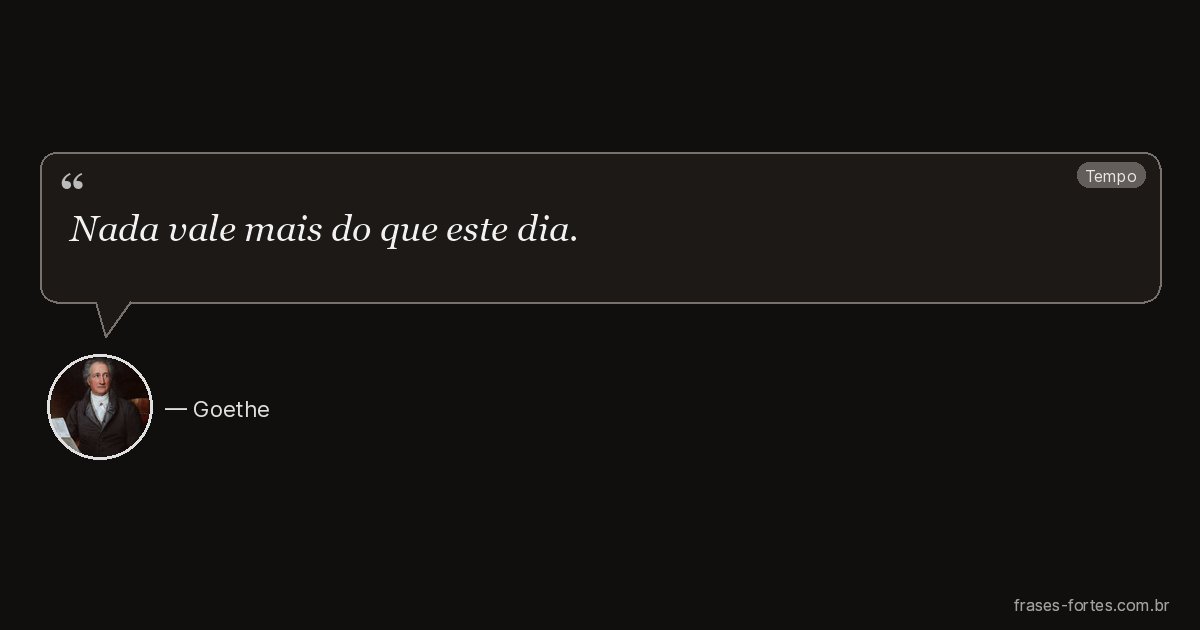 Frase de Goethe