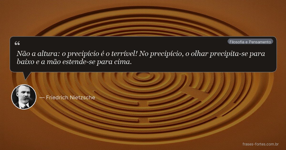 Frase de Friedrich Nietzsche