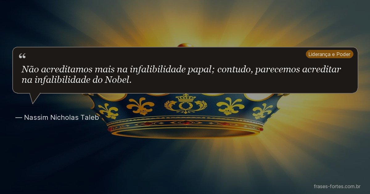Frase de Nassim Nicholas Taleb