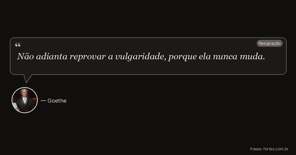 Frase de Goethe