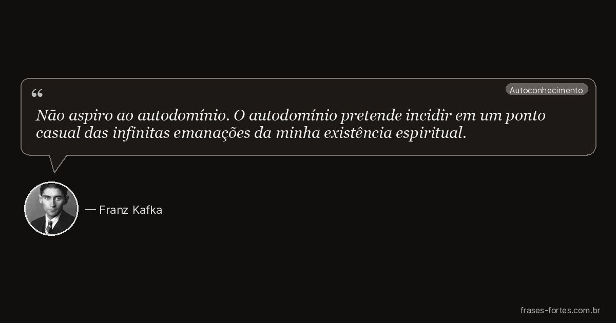 Frase de Franz Kafka