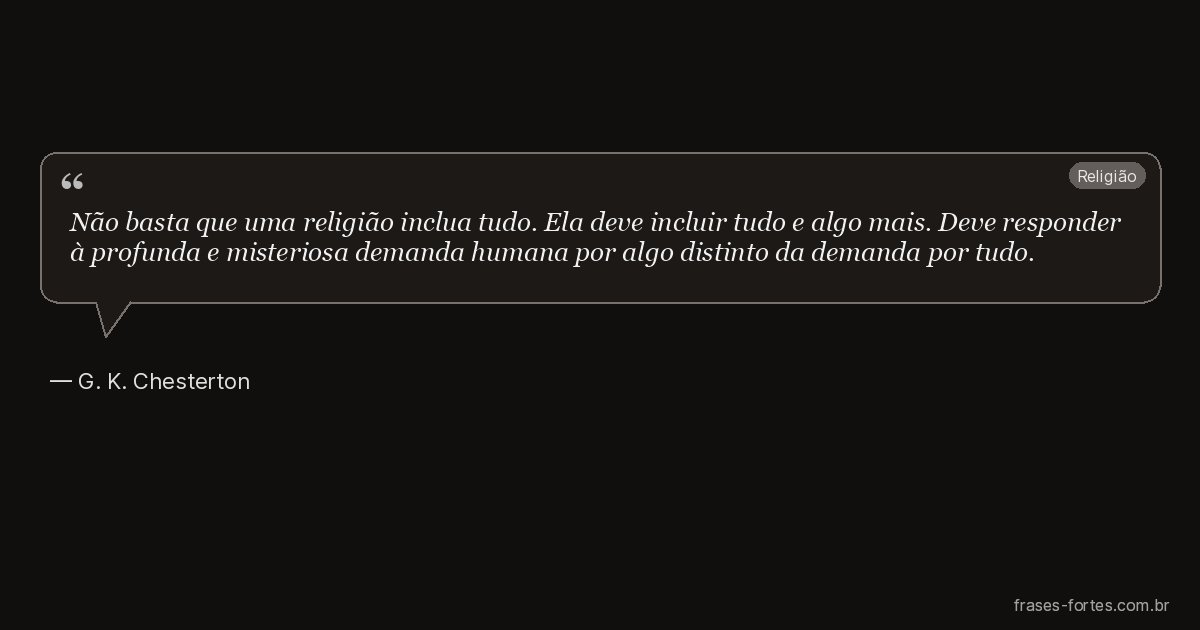 Frase de G. K. Chesterton