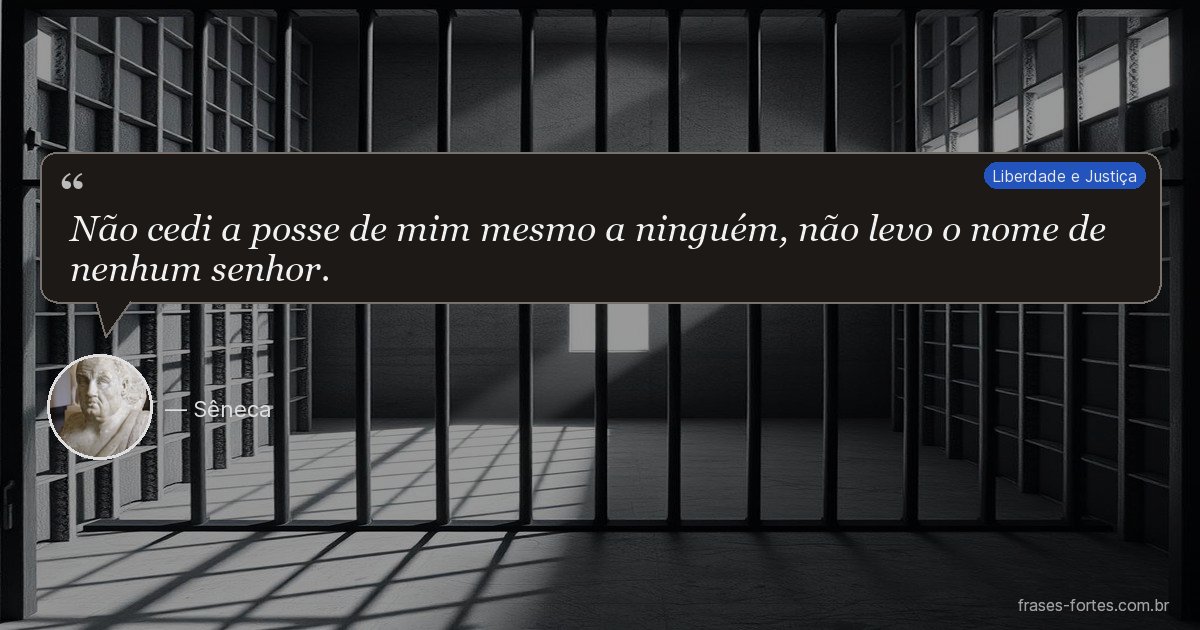 Frase de Sêneca