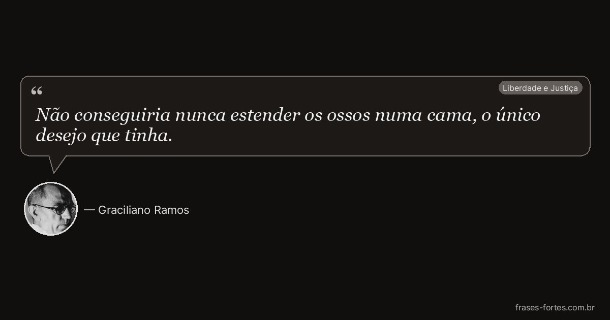 Frase de Graciliano Ramos