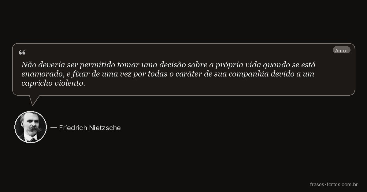 Frase de Friedrich Nietzsche