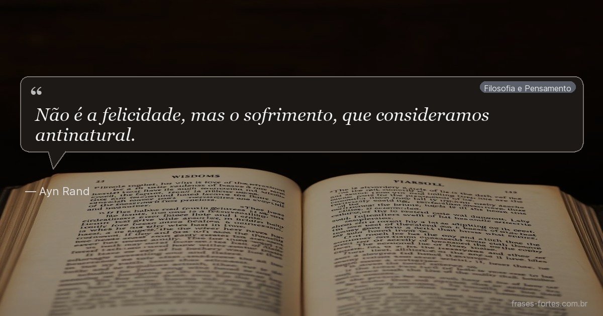 Frase de Ayn Rand