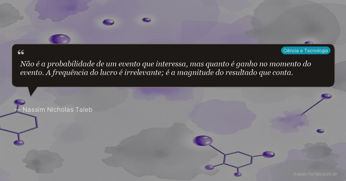 Frase de Nassim Nicholas Taleb