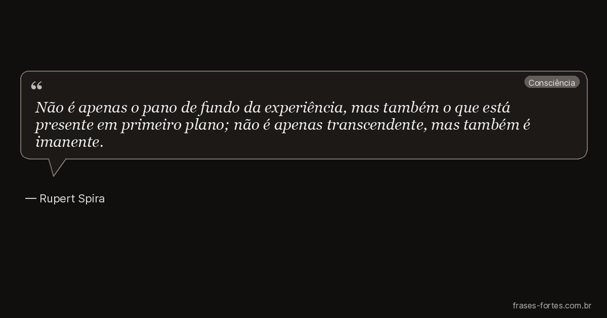 Frase de Rupert Spira