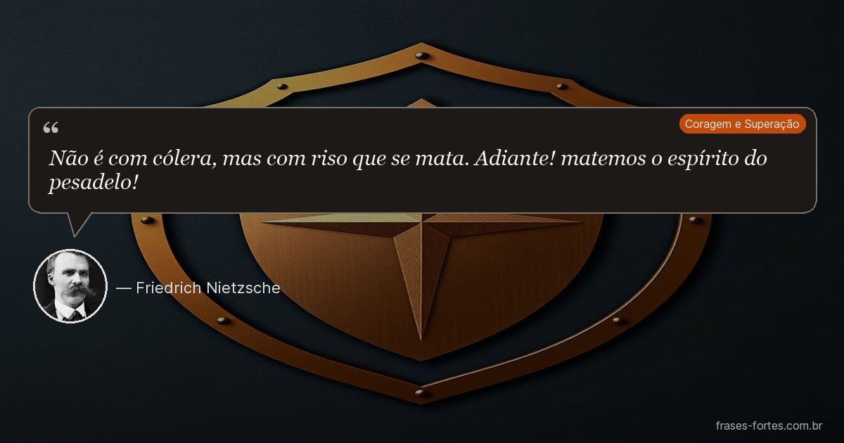 Frase de Friedrich Nietzsche