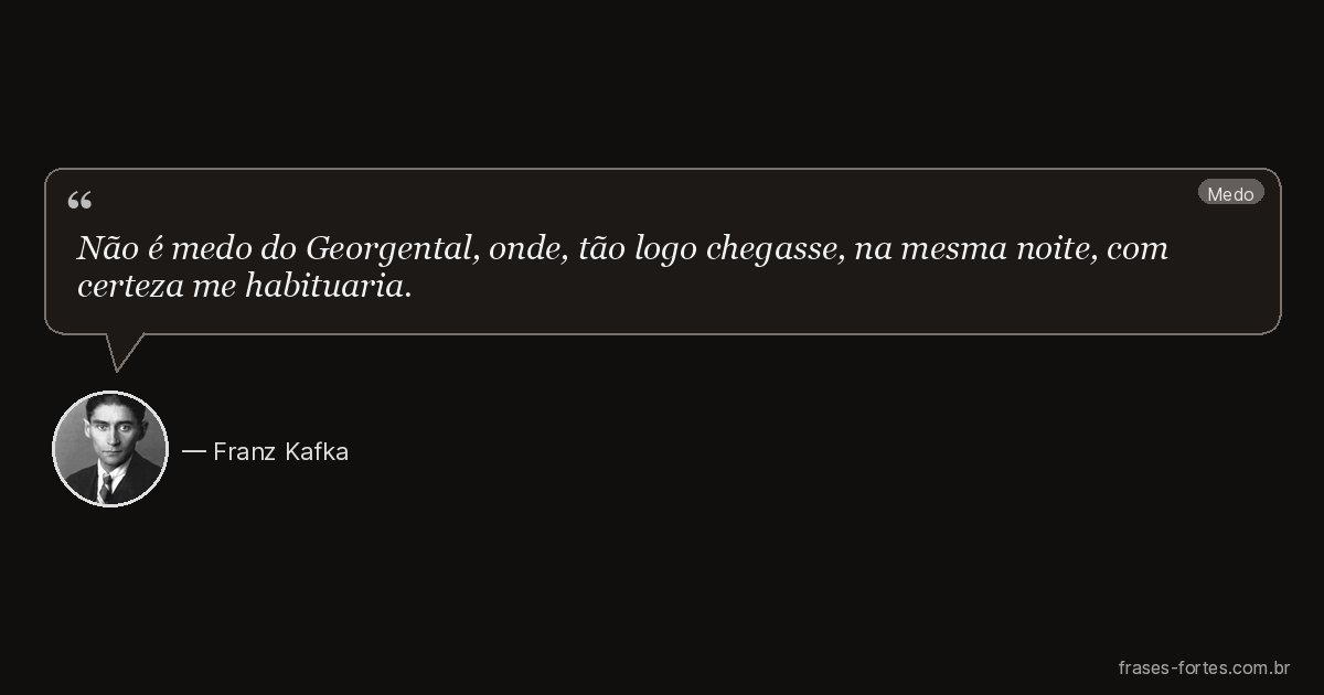Frase de Franz Kafka