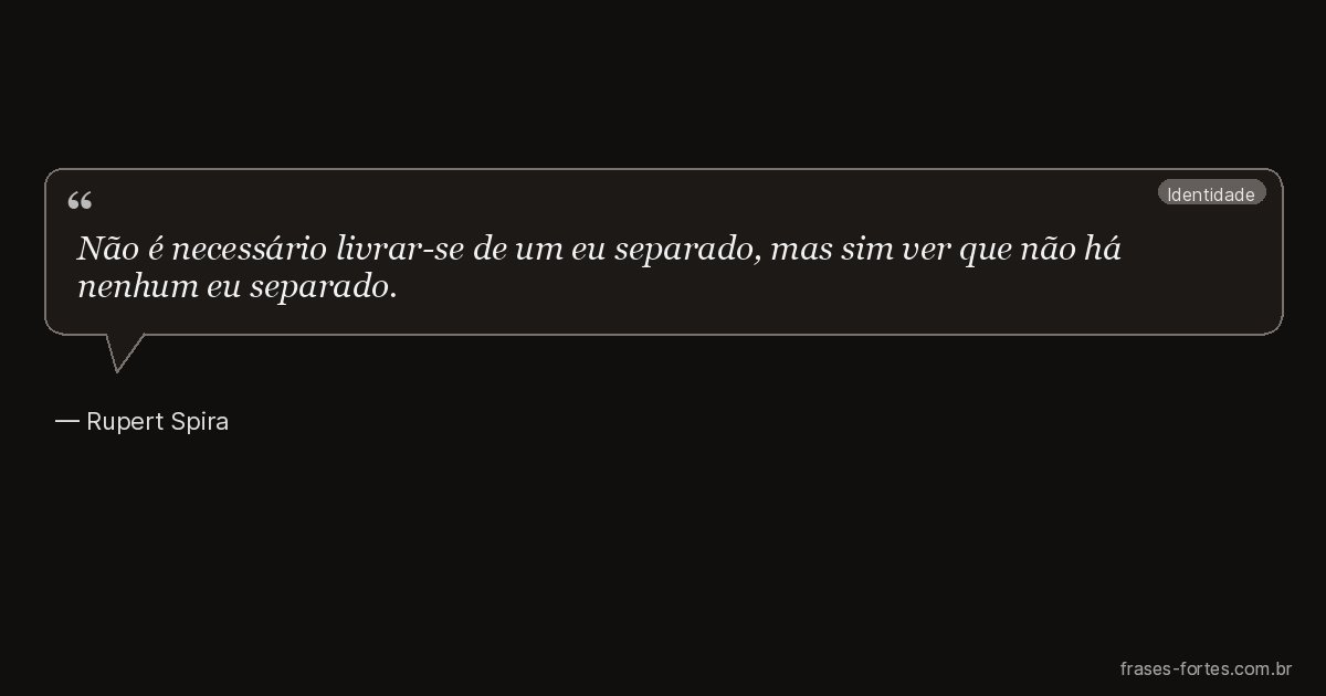 Frase de Rupert Spira