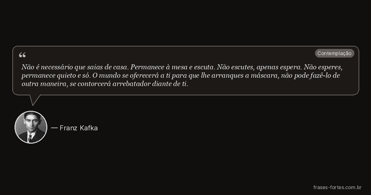 Frase de Franz Kafka