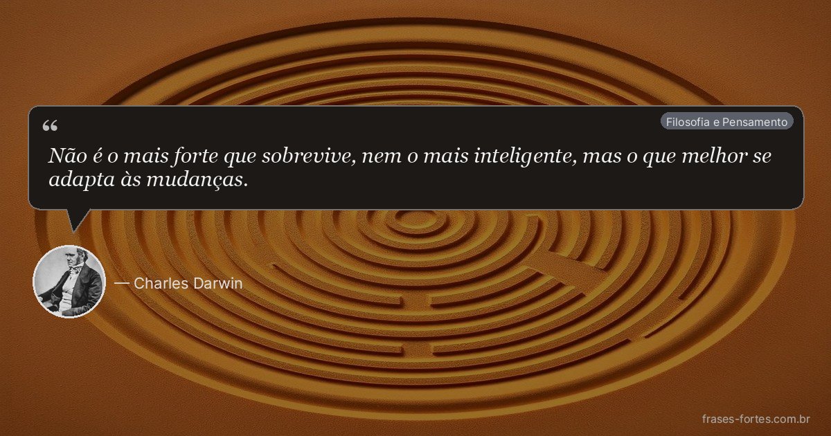 Frase de Charles Darwin
